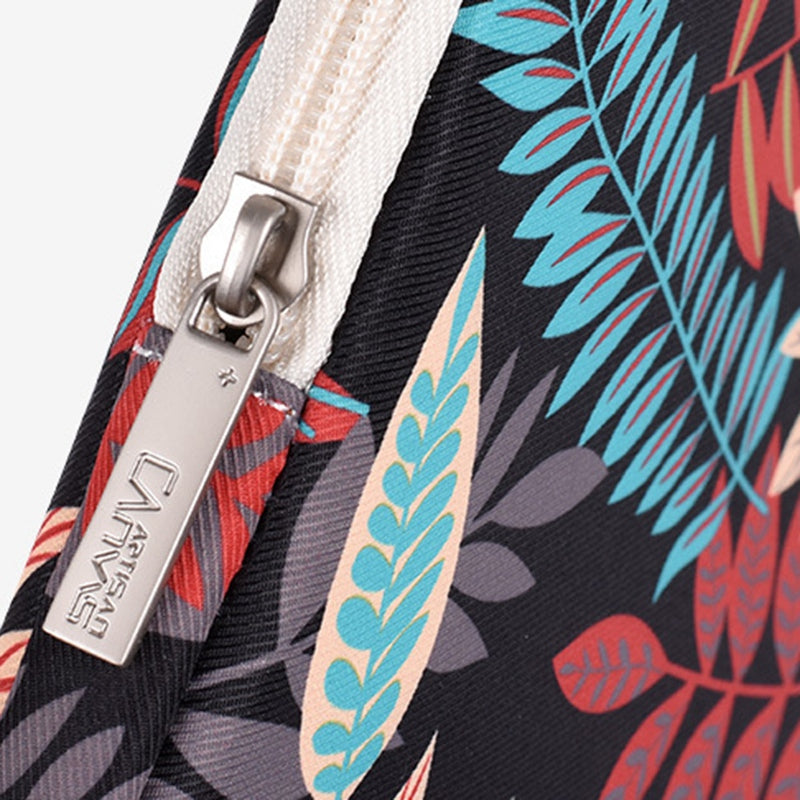 Canvasartisan 13-inch Laptop Zipper Pouch Colorful Leaves Print Notebook Protective Sleeve Carrying Bag - H30-02 Canvasartisan 13-inch Laptop Zipper Pouch Colorful Leaves Print Notebook Protective Sleeve Carrying Bag - H30-02
